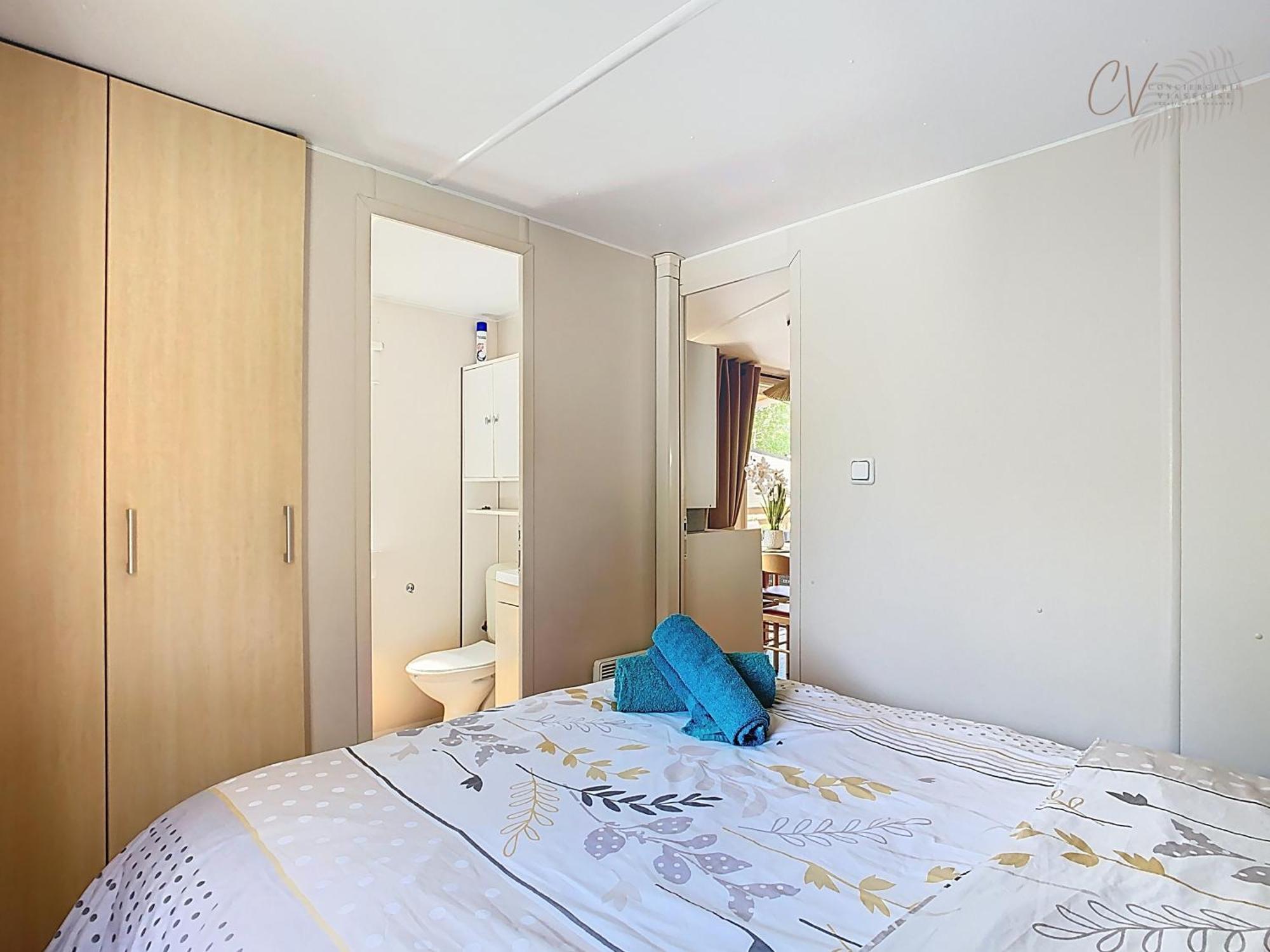Grand Mobil Home 3Chbr 2Sdb Camping La Carabasse Vias Ngoại thất bức ảnh